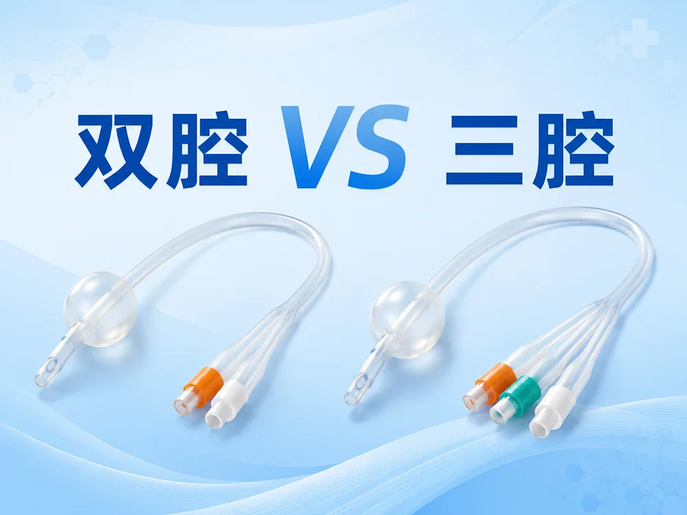 双腔和三腔硅胶导尿管区别:医疗采购选型指南